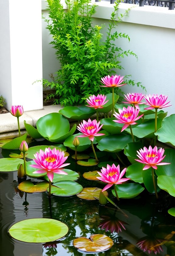 plan plant maintain water lilies