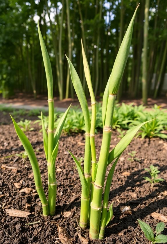 plant bamboo for growth