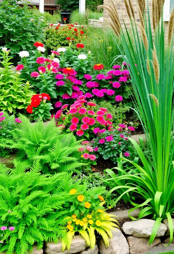 plant heights and habits
