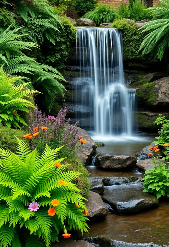plants for waterfall landscapes