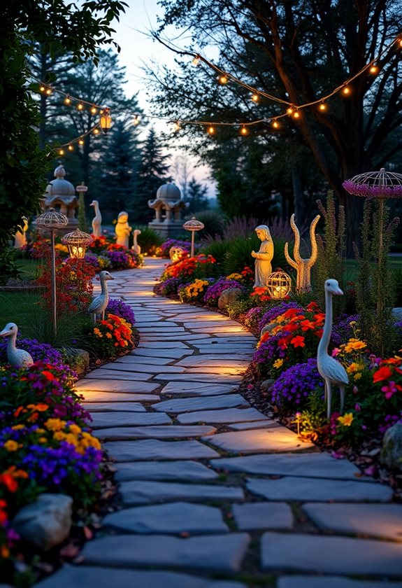 playful garden pathways design