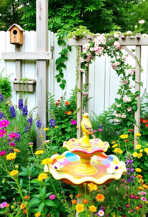 pollinator friendly garden structures