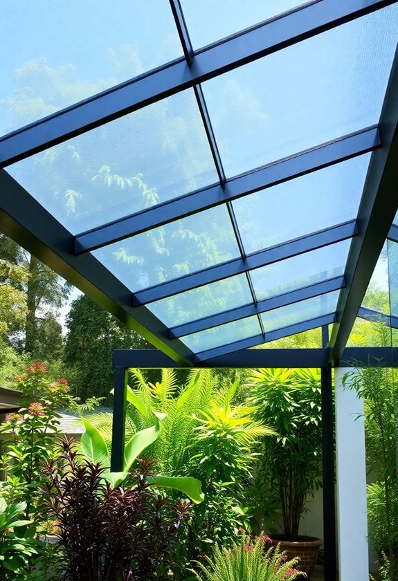 polycarbonate roofing benefits garden