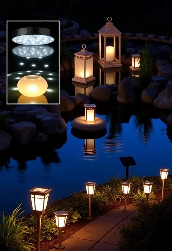 pond lighting fixture options