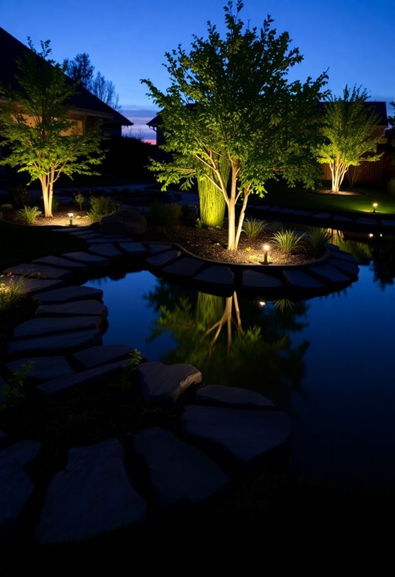 pond lighting safety tips