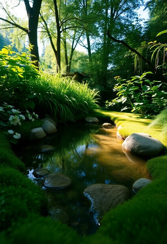 pond location affects tranquility