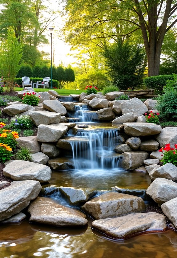 pondless waterfall for tranquility