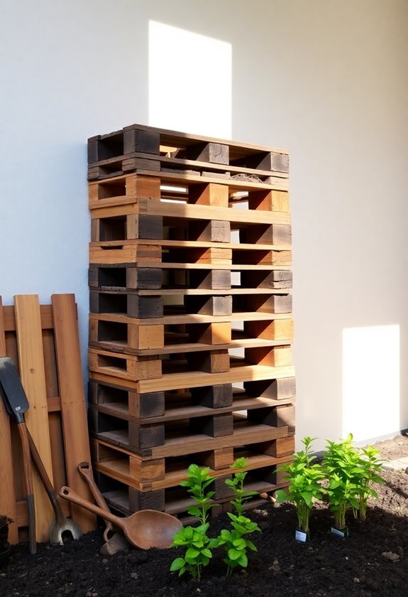 prepare pallets for planting