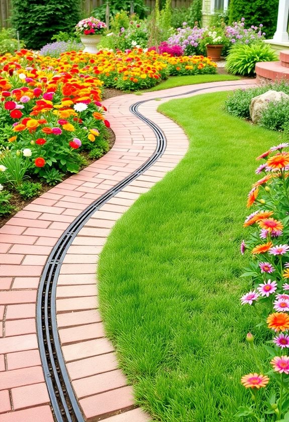 proper drainage for pathways