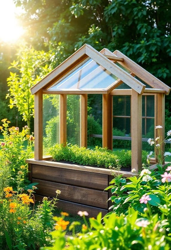 protect plants with cold frames