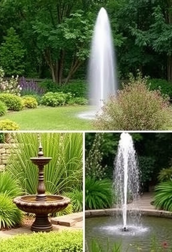 purposeful garden fountain selection