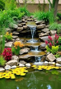 rain garden water features