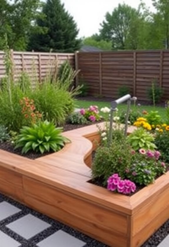 raised bed seating solution