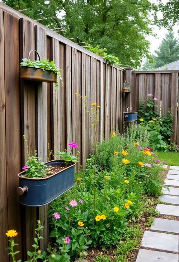 reclaimed materials for gardening