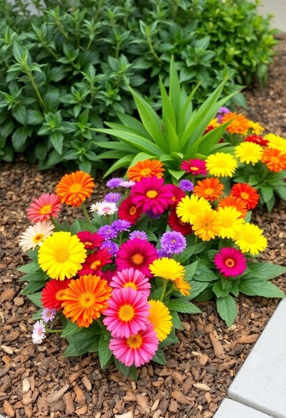 regular flower bed maintenance