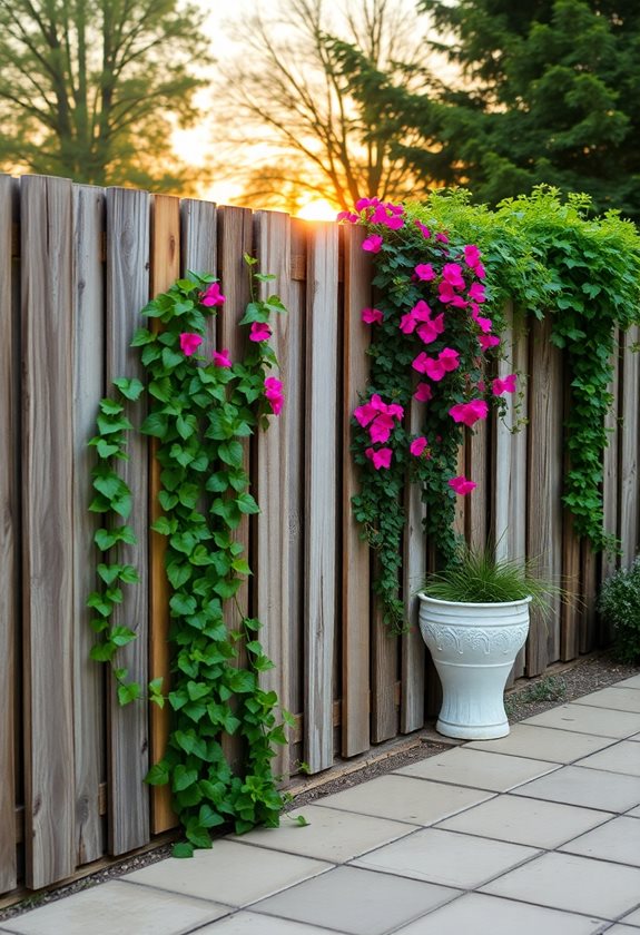 repurposed materials for fencing