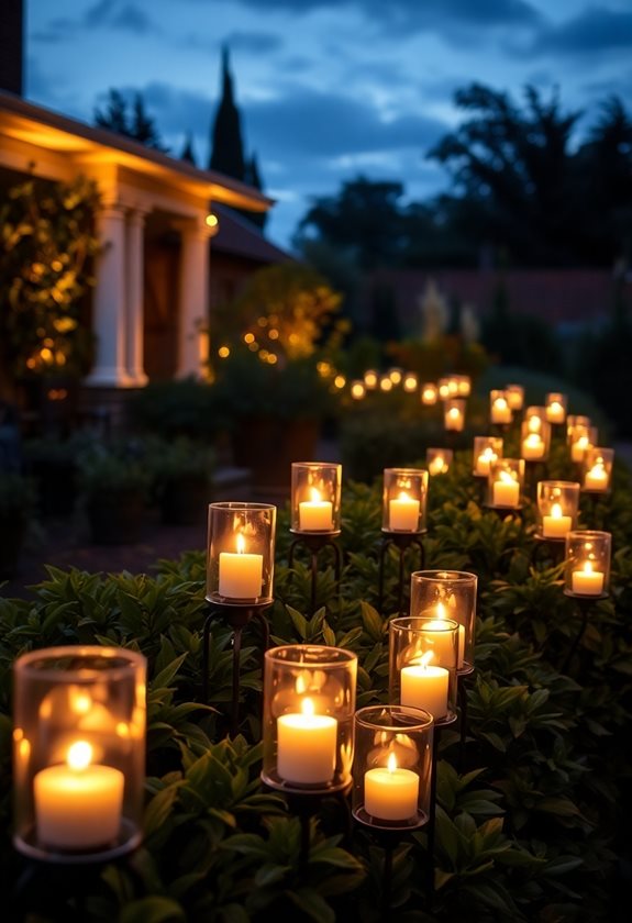 romantic candlelit garden gatherings