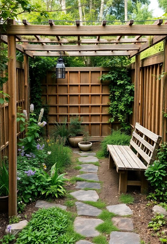 rustic garden design inspirations