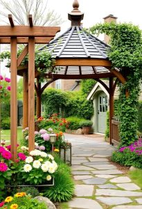 rustic garden structures ideas