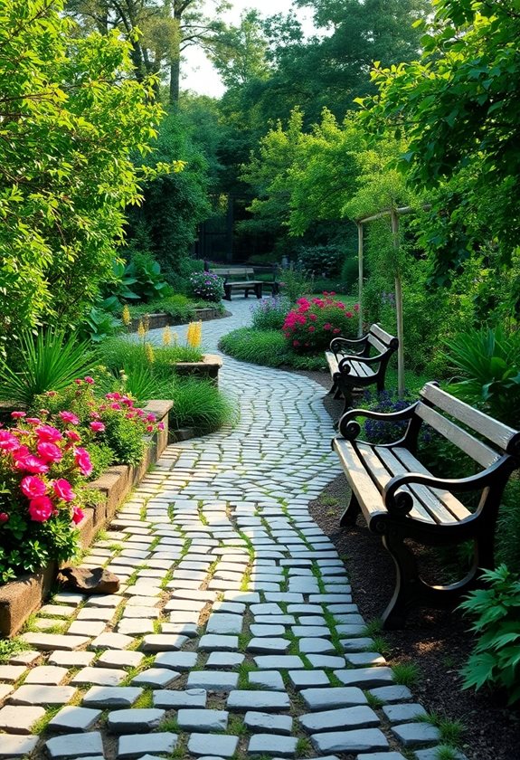 rustic outdoor walkway ideas