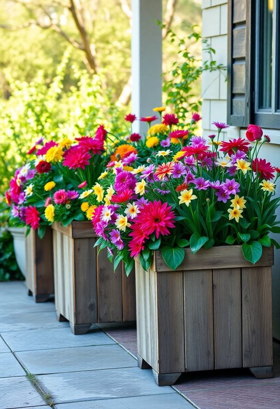 rustic wooden planters guide