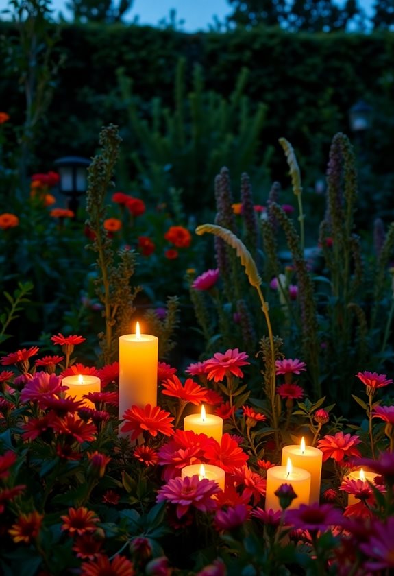 scented candles enhance ambiance