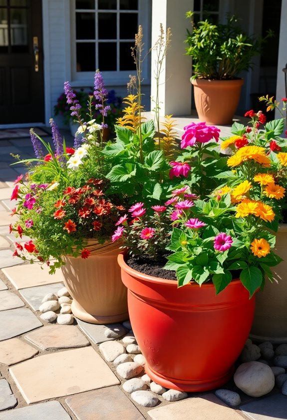 seasonal container garden maintenance