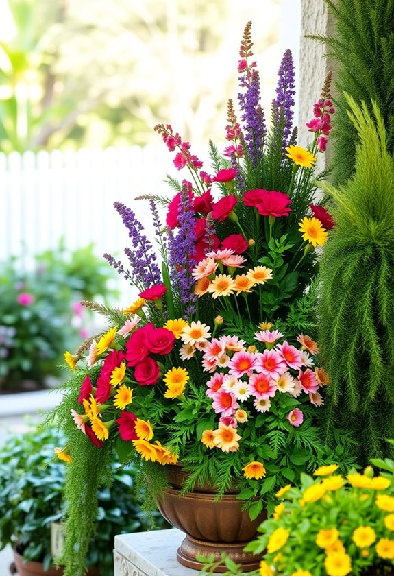 seasonal container garden transformations