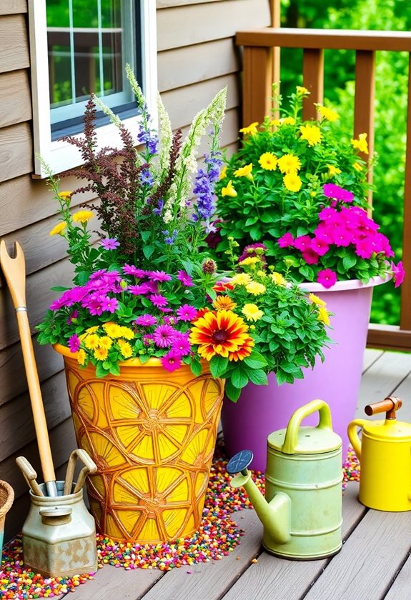 seasonal container plant care