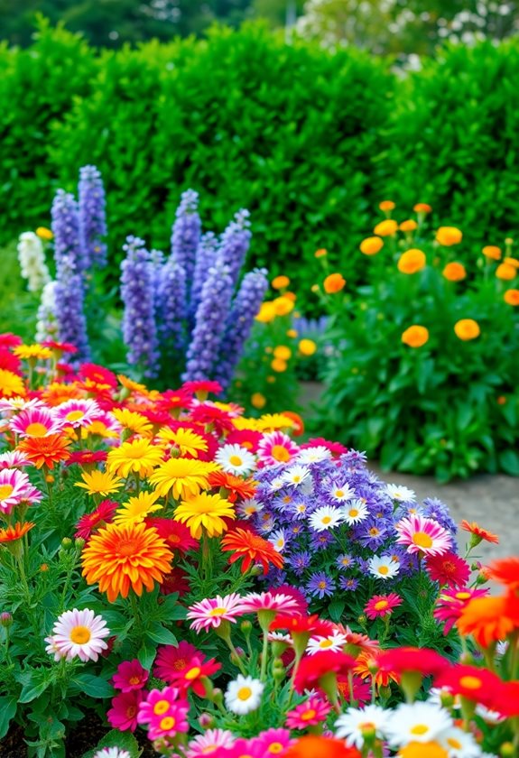 seasonal flower bed transformations