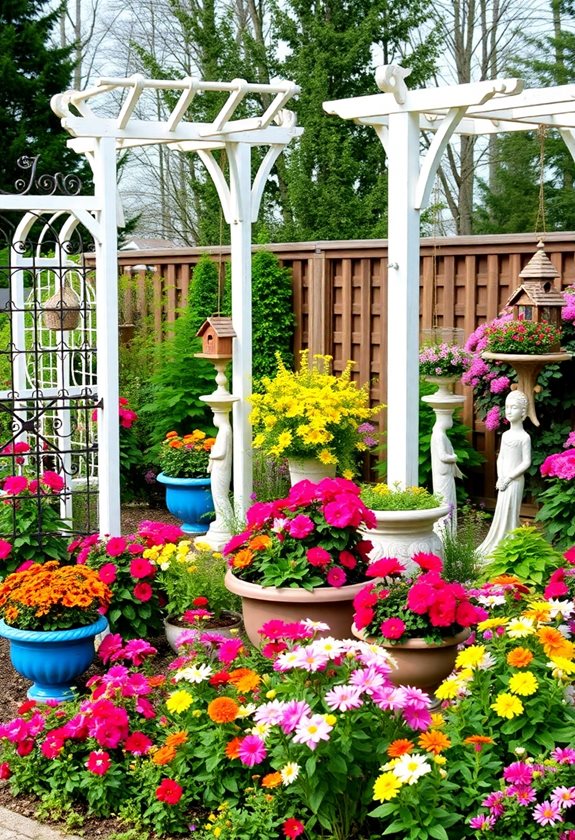 seasonal garden display enhancements