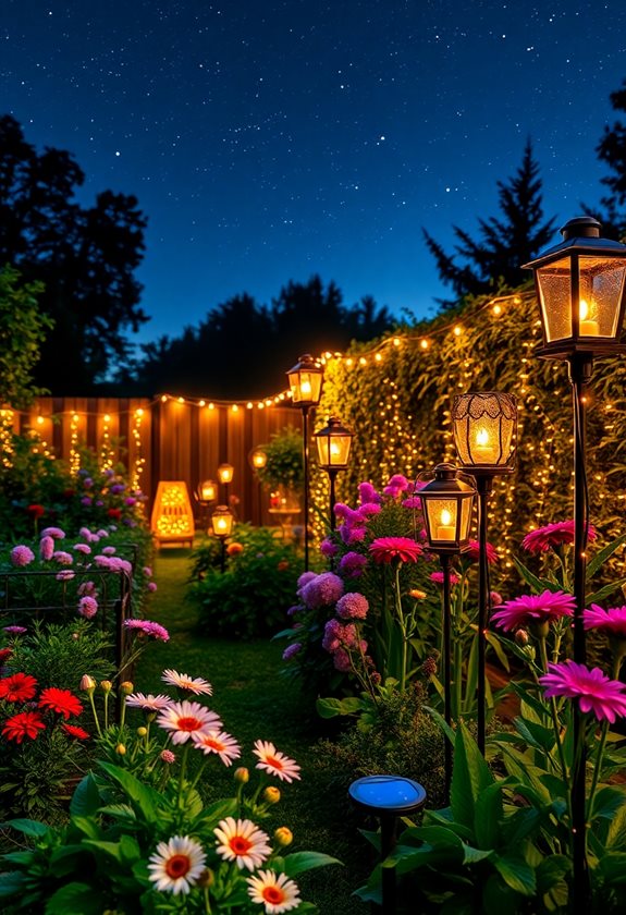 seasonal garden lighting inspiration