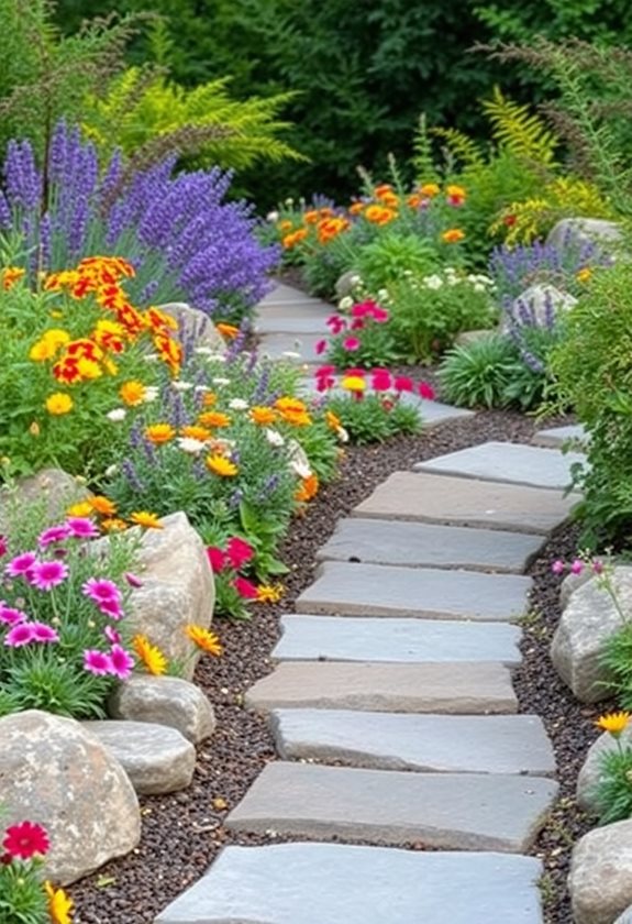 seasonal garden pathway enhancements