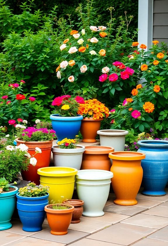 seasonal outdoor pot considerations