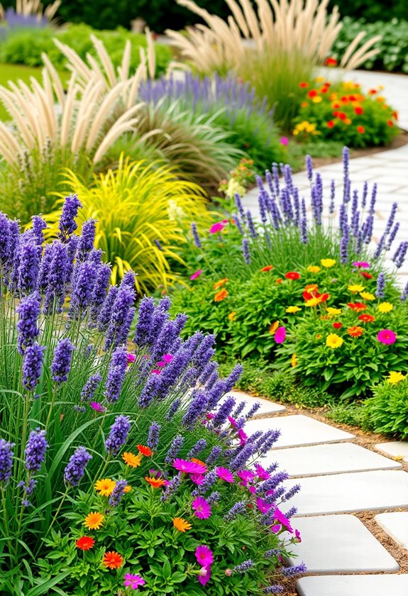 seasonal plants for pathways