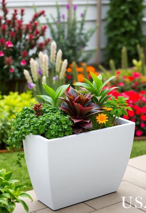 self watering planter features explained