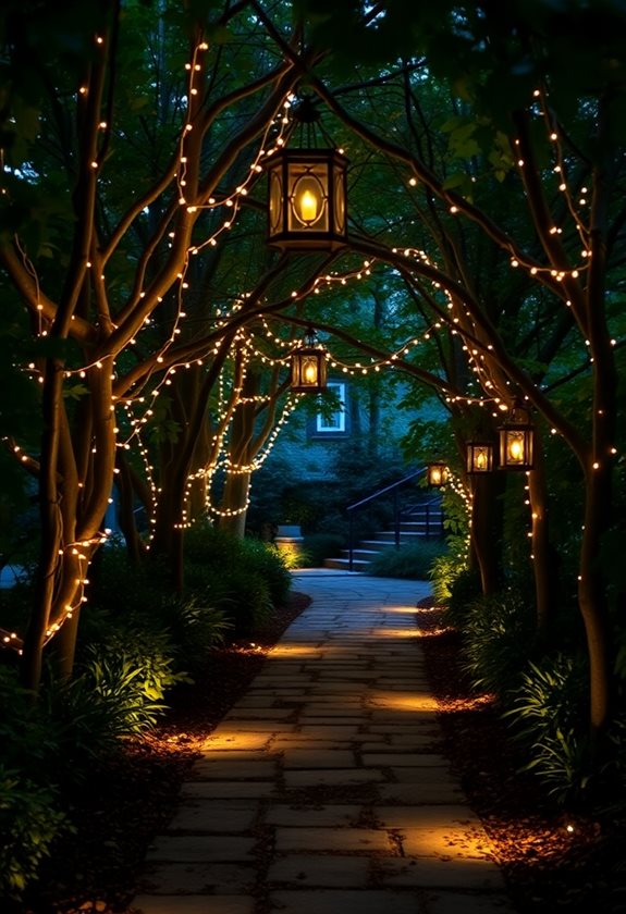 shady pathway lighting ideas