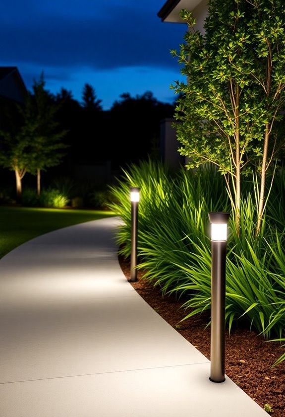 sleek stylish led pathway lights
