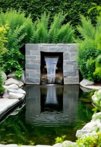 sleek water features design