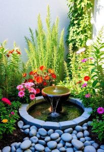 small garden water features