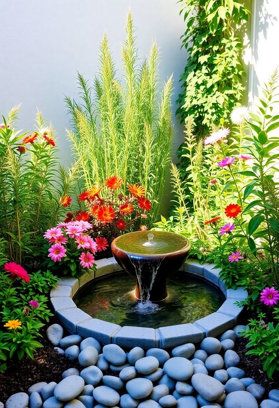 small garden water features