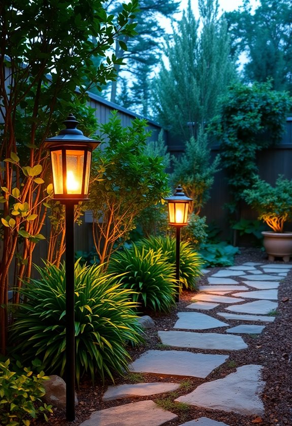 solar powered garden lanterns