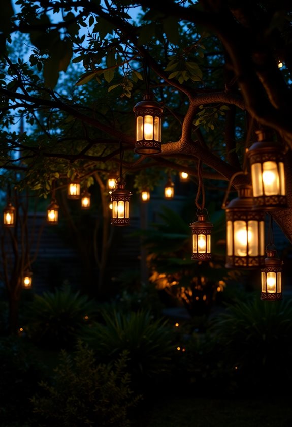 solar vintage garden lights