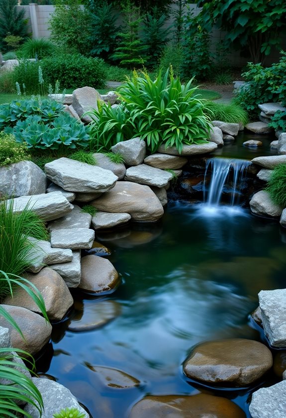 soothing backyard water features
