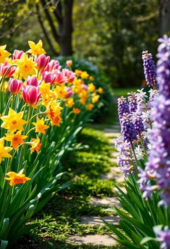 spring blooms enhance gardens