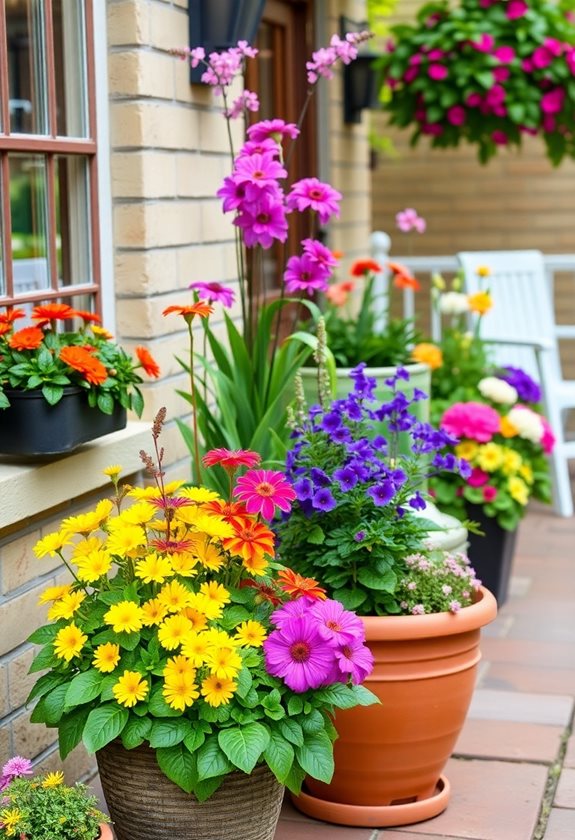 spring container garden inspiration