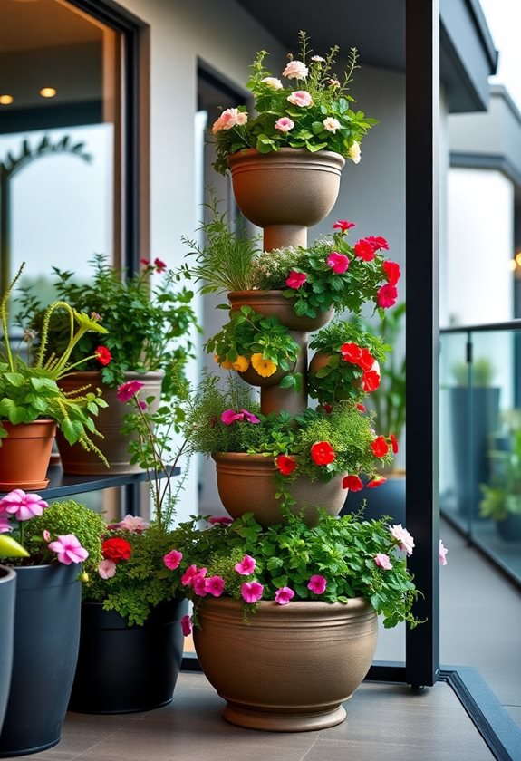 stackable vertical gardening solution