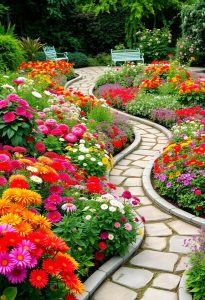 stunning flower garden layout