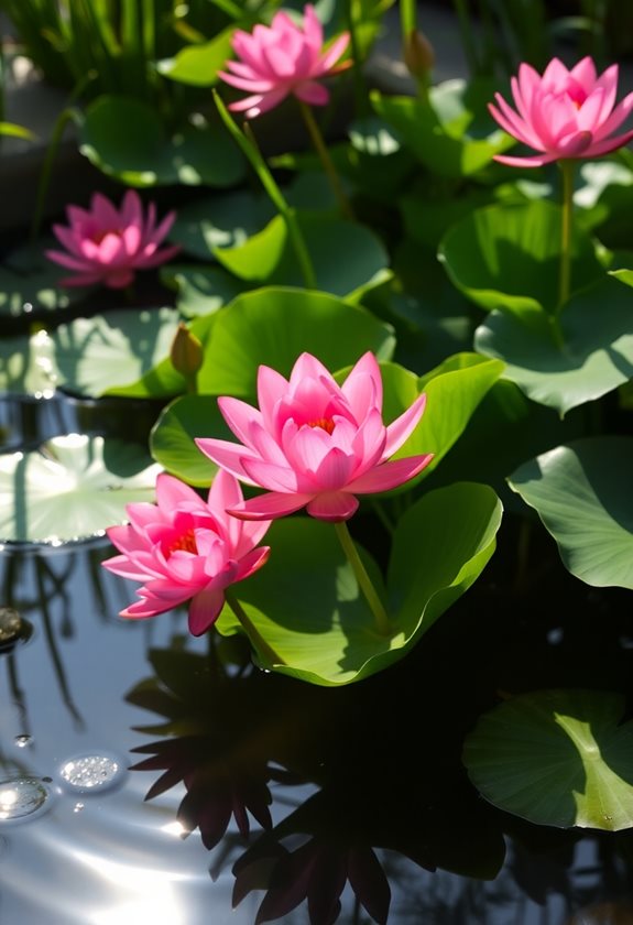 stunning fragrant water lily