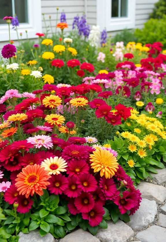 stunning perennial flower beds